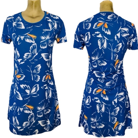 ADIDAS x FARM Rio BUTTERFLY DRESS Medium NWOT - Picture 13 of 16